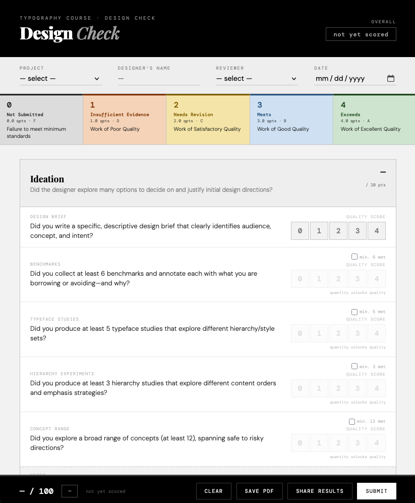Design Check app